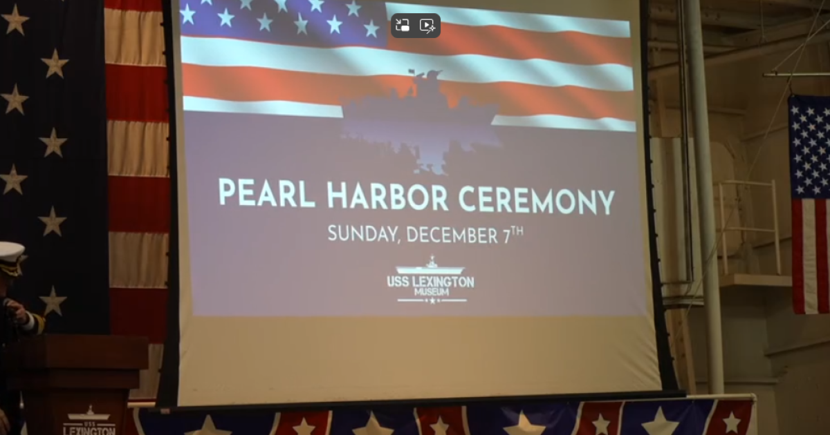 USS Lexington Museum hosts Pearl Harbor Day remembrance