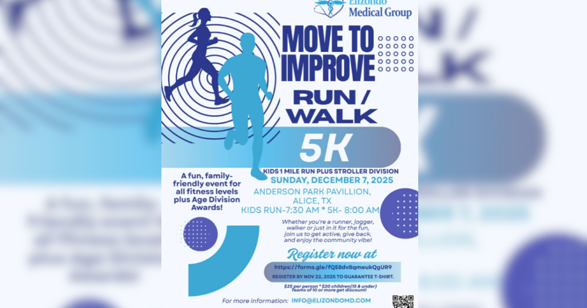 Move to Improve 5K Run/Walk coming to Alice