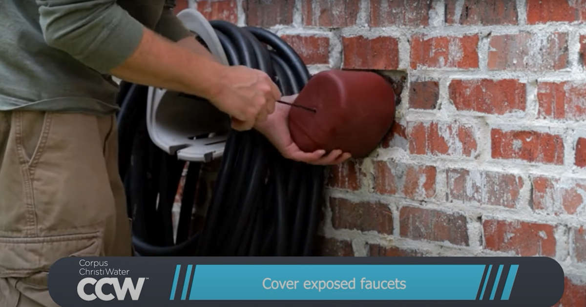 Winter plumbing tips from Corpus Christi Water prevent freeze damage