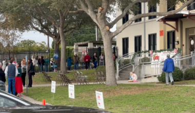 Community Christmas Blessing of the People gives out Christmas food to families