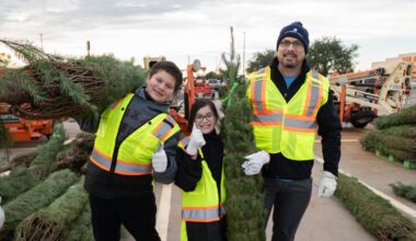 Port gives 400 Christmas trees to local families for holidays