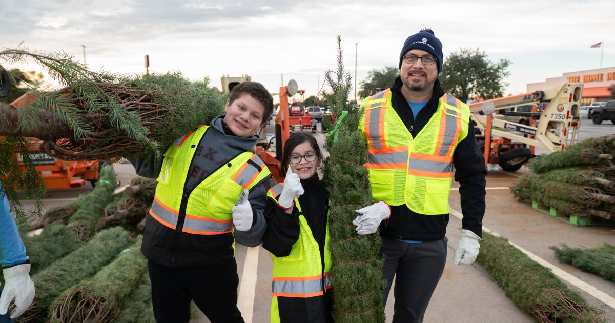 Port gives 400 Christmas trees to local families for holidays