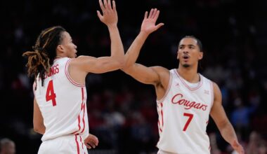 Emanuel Sharp scores 27 points, No. 8 Houston beats Florida State 82-67