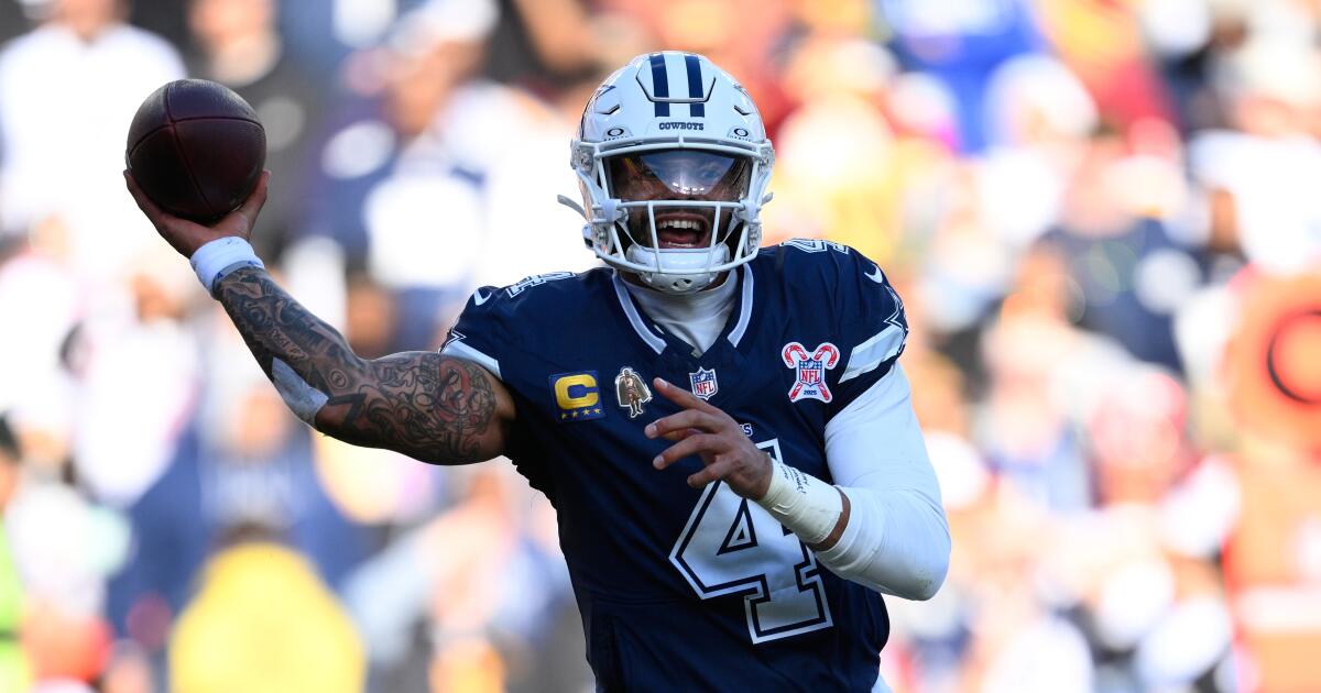 NFL on Christmas: Dak Prescott leads Cowboys past Commanders