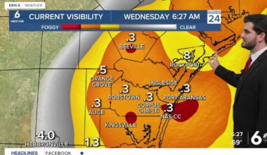 Another foggy start for our Christmas Eve with a weekend cold front in sight