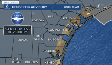 THURSDAY FORECAST: Foggy, warm, and breezy!