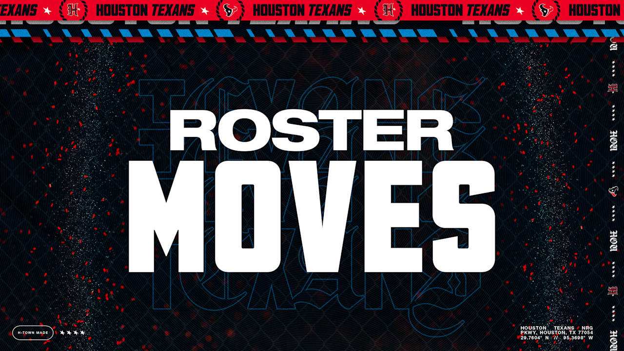The Houston Texans made a roster move.