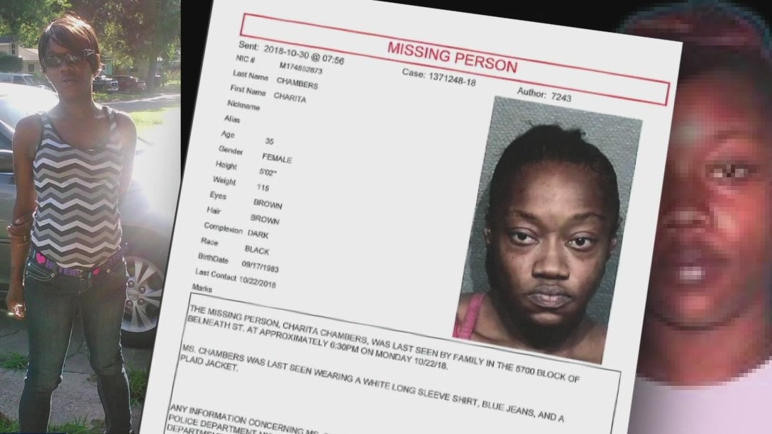 Charita Chambers last seen in 2018 | The Missing