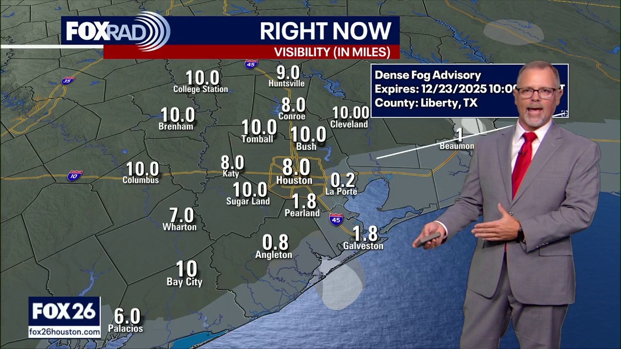 Houston weather: Dec. 22 overnight forecast