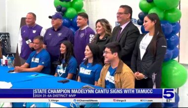 State Champion Madelynn Cantu signs with TAMUCC