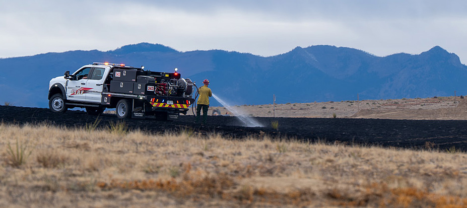 Suspects sought in connection with fire near Dragonman's shooting range in El Paso County