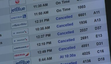 LIVE: Dallas weather: DFW Airport leads nation in flight cancellations ahead of major winter storm