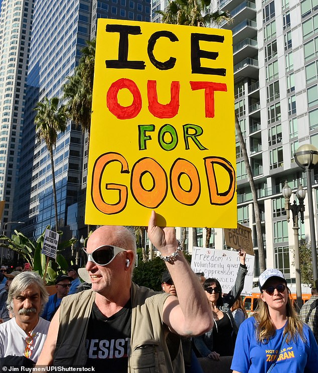 Los Angeles joined several US cities mobilizing under the 'ICE Out for Good' banner.