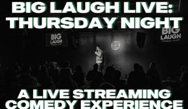 Big Laugh Live: Thursday Night [A Live Streaming Comedy Show]