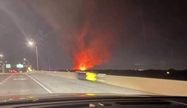 Video, photo show New Year’s Eve grass fire in north Bexar County