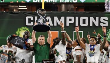 Ohio State vs Miami in the Cotton Bowl in Arlington, Texas