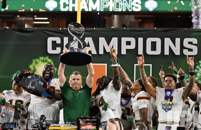 Ohio State vs Miami in the Cotton Bowl in Arlington, Texas