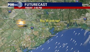 Houston weather: Warming up for the new year
