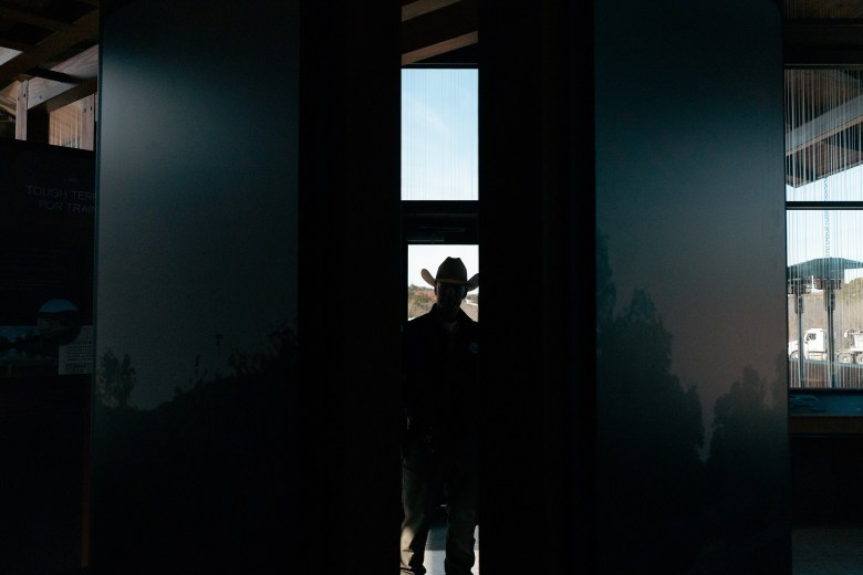 Park Superintendent James Adams at Palo Pinto Mountains State Park headquarters.