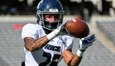 Daveon Hook placed on stretcher, carted off in Texas State vs Rice