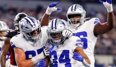 Jaydon Blue could be in line to start against Giants