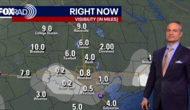 Houston weather: Foggy Tuesday, record-challenging high temperatures