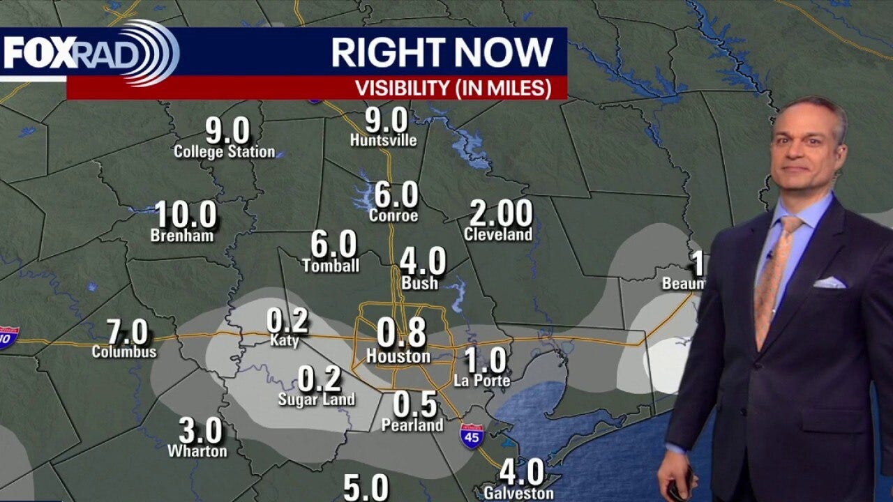 Houston weather: Foggy Tuesday, record-challenging high temperatures