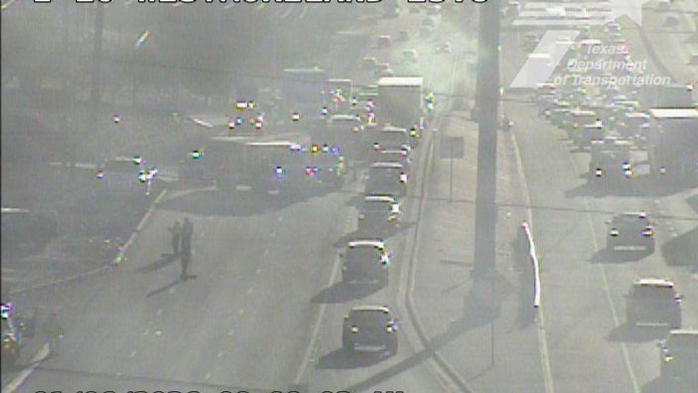 Cameras from the Texas Department of Transportation  show back up on I10 at Westmoreland. (COURTESY: TXDOT){p}{/p}