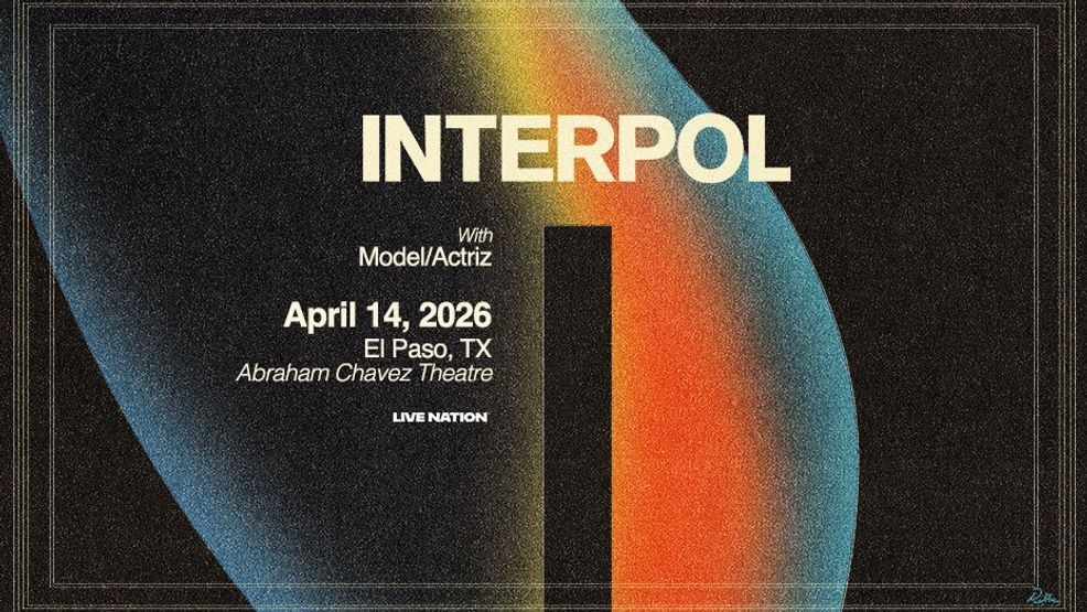 Interpol to rock El Paso's Chavez Theatre with Model/Actriz as support on April 14. Credit: El Paso Live