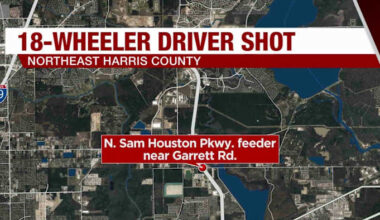 18-wheeler driver shot by another motorist on I-69 feeder in northeast Harris County