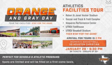 UTRGV Athletics Offering Opportunity for Groups to Tour Facilities