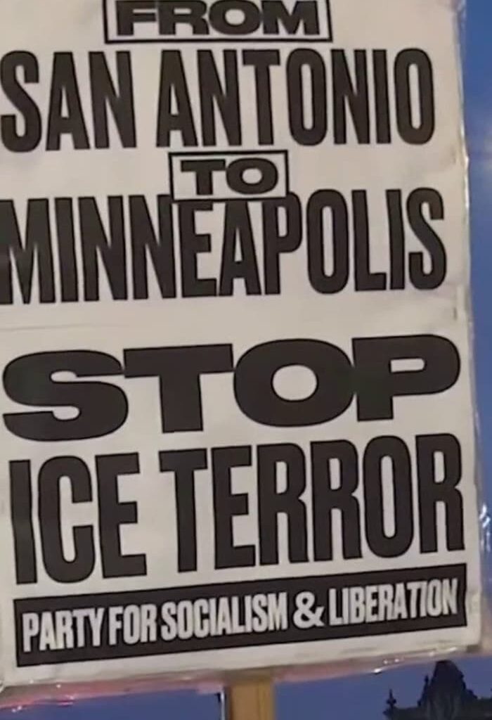 San Antonio protesters demand justice after ICE officer fatally shoots woman in Minneapolis
