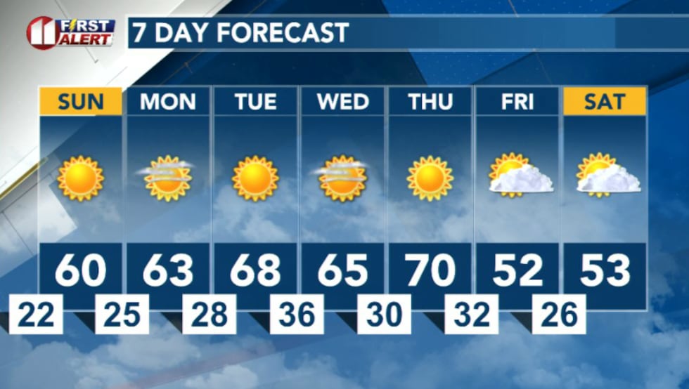 7 day forecast