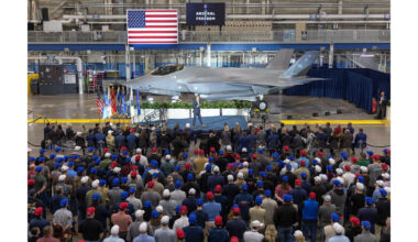 Secretary of War Visits Lockheed Martin F-35 Production Facility