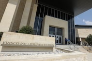 The Frisco ISD Administration Building in Frisco on Aug. 26, 2021.  (Jason Janik/Special...