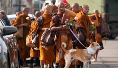 Buddhist monks walk from Fort Worth to Washington DC for peace and unity