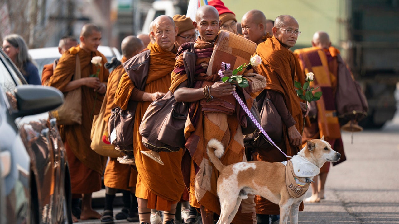 Buddhist monks walk from Fort Worth to Washington DC for peace and unity