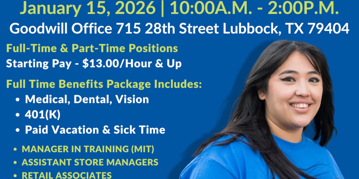 Goodwill hosting Job Fair Ahead of New Store Opening