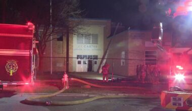 Multiple fires inside vacant Arlington middle school deemed 'suspicious'