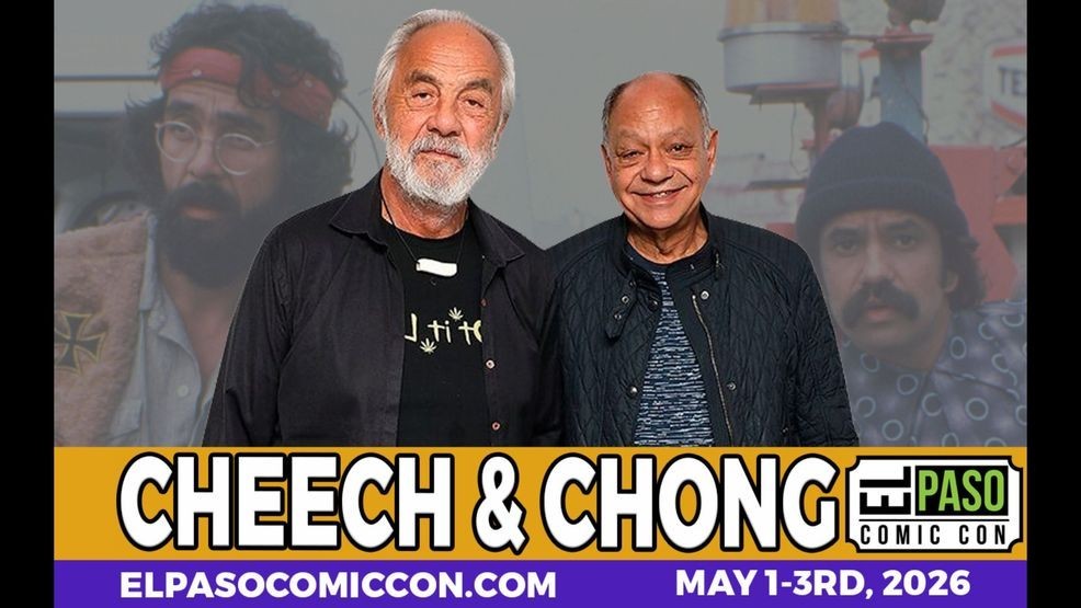 Cannabis comedy legends Cheech & Chong bring their humor to El Paso Comic Con. Credit: El Paso Comic Con via Facebook