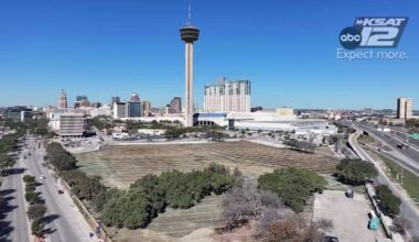 New drone footage shows empty site of former ITC building months after demolition