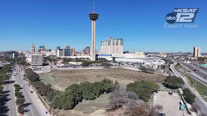 New drone footage shows empty site of former ITC building months after demolition