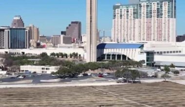New drone footage shows empty site of former ITC building months after demolition