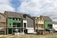 Megatel Homes is building townhouses in its SoHo Square community in West Dallas.