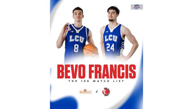 Miller, Pusateri Named to Bevo Francis Watch List