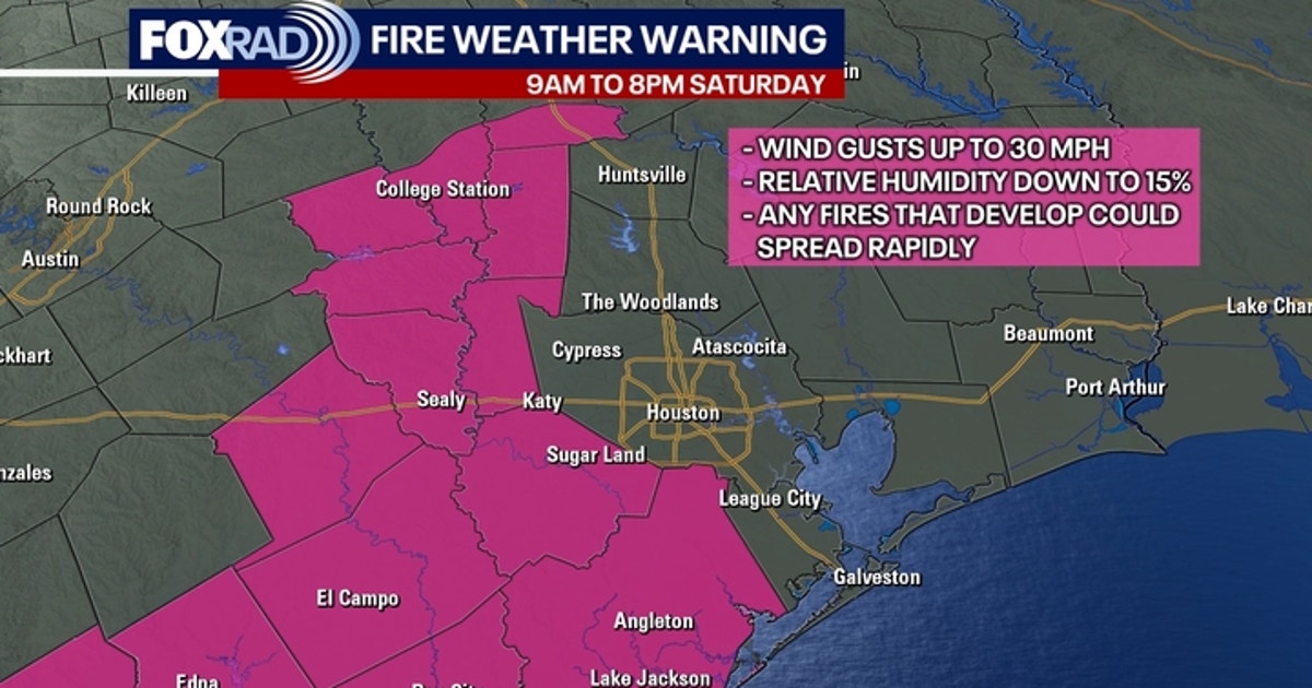 Houston weather: Fire warning, light freeze for the weekend