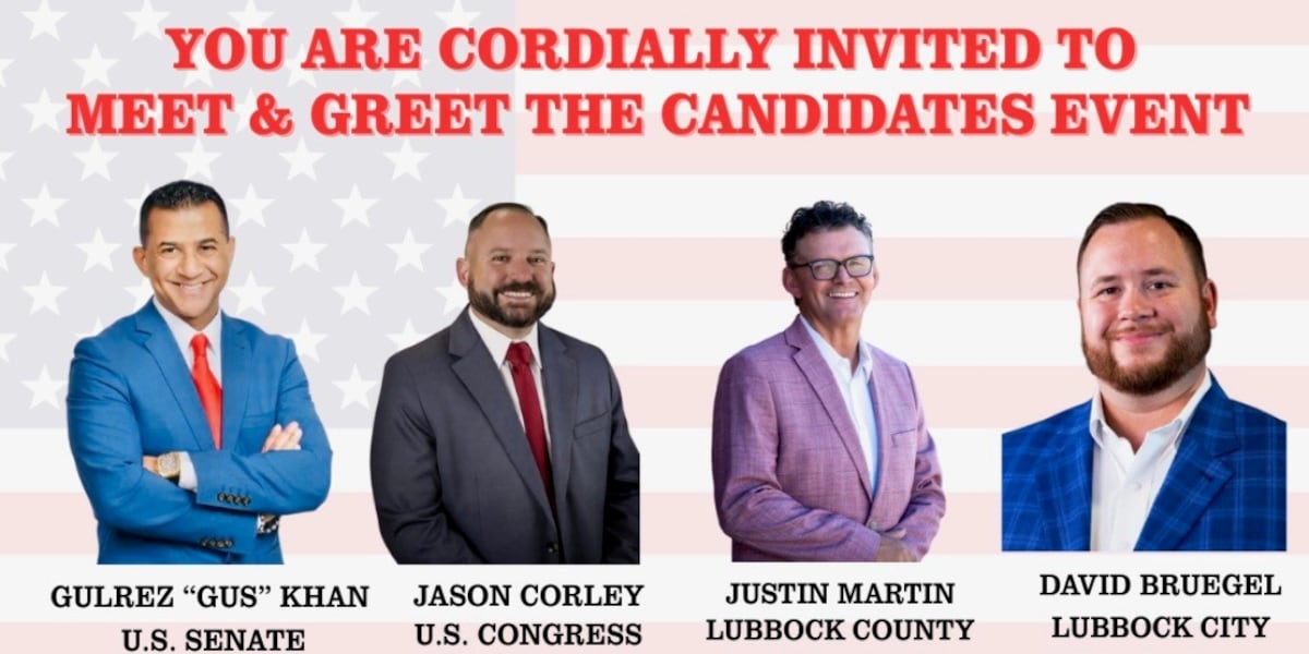 Four candidates holding Meet & Greet at La Quinta Inn Saturday evening