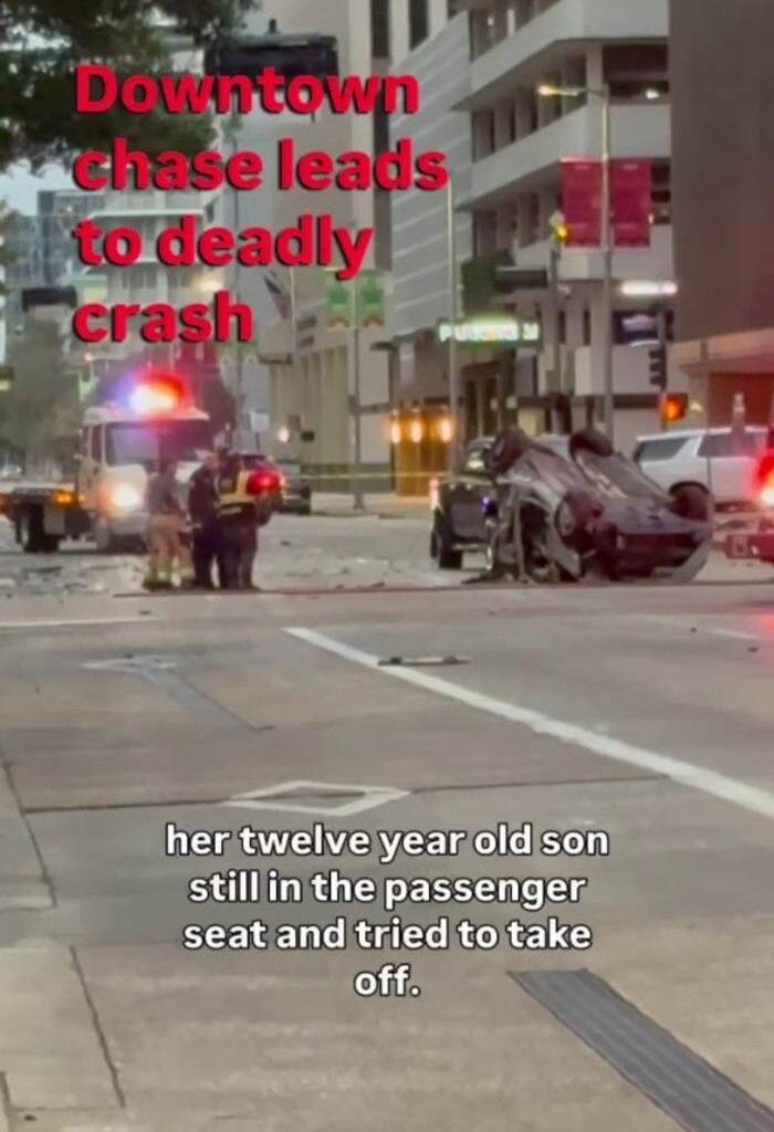 Downtown Houston chase leads to deadly crash