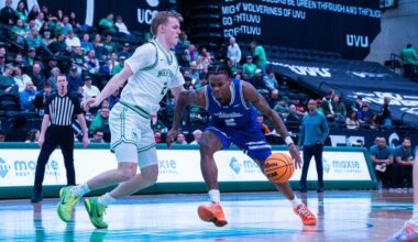 MBB: Mavs Unable to Mount Comeback, Fall at Utah Valley