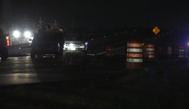 Crosby Freeway crash: Construction worker killed, another in critical condition